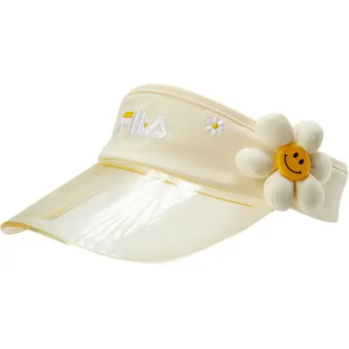 FILA Elastane Sun Protection Hats Kids' Warm White/Pink
