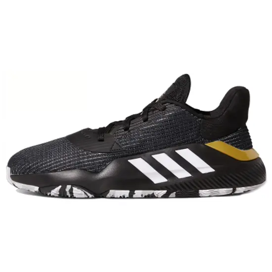 Adidas Pro Bounce 2019 Basketball Shoes Men Low-top Black/white