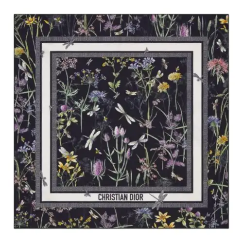 DIOR Silk Scarves Women's Multicolor