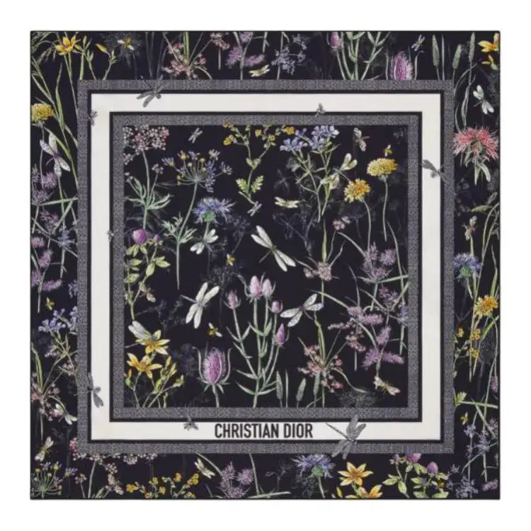 DIOR Silk Scarves Women's Multicolor