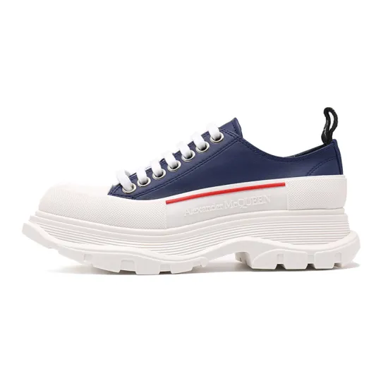 Alexander McQueen Tread Slick Women's Casual Shoes Women's Blue White