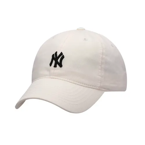 MLB Cotton Baseball Caps CP77 Unisex White