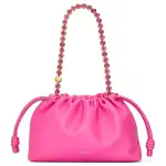 LOEWE Napa Lambskin One Shoulder Crossbody Clutch Mini Women's Pink