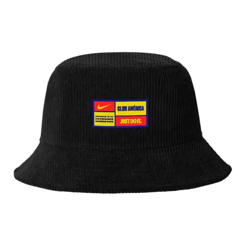 Nike Cotton Bucket Hats Unisex Black