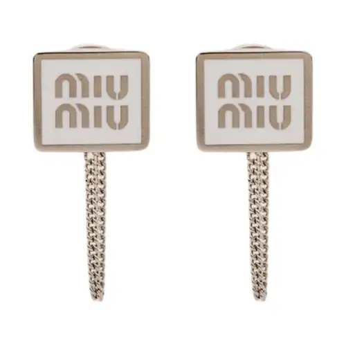 MIU MIU Enamel Earrings Women's Multicolor