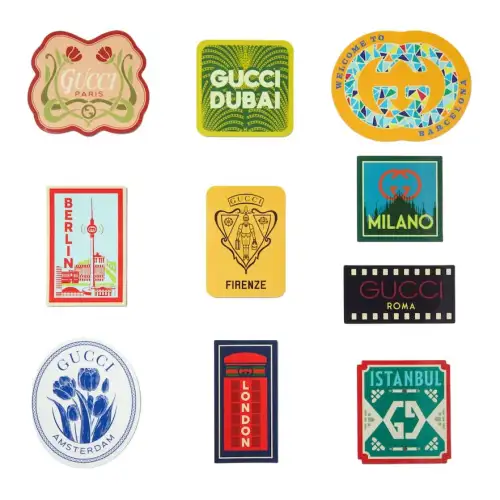 GUCCI Handbag Patch Women's Multicolor