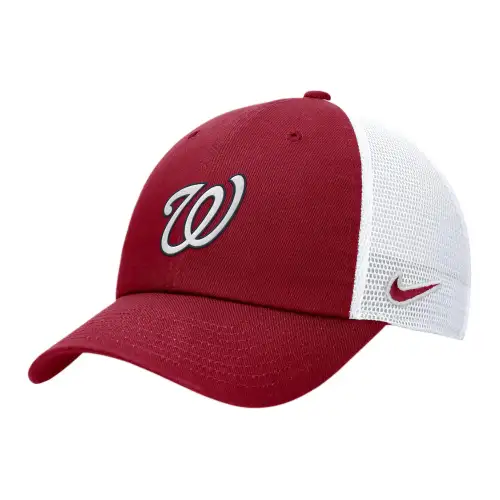 Nike Cotton Baseball Caps Men's Red