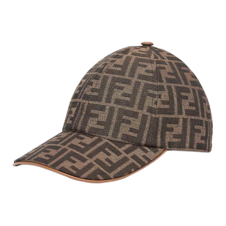 Женская кепка Fendi (коричневая)
