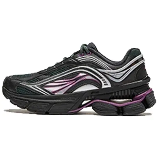 LINING Aurora RENEW Running Shoes Women's Low-Top Black Purple