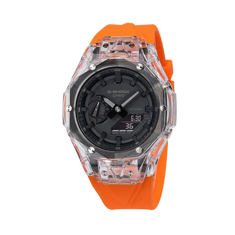 CASIO Unisex Liquid Crystal/Analog Dual Display Series 44.5mm Black Watch