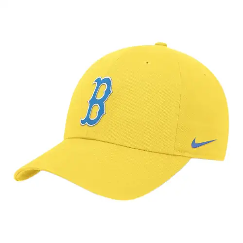 Nike Cotton Baseball Caps Men's Yellow