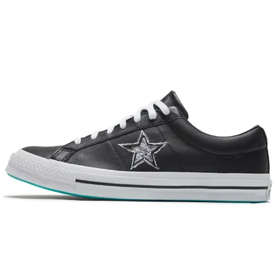 Converse One Star Canvas Shoes Unisex Low-top Black/white
