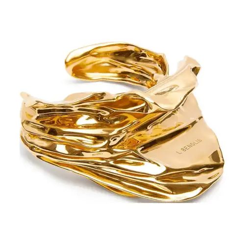 LOEWE 925 Sterling Silver Bangles Women's Gold