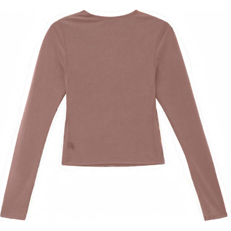 Lululemon Soft Ribbed Yoga T Shirts Women’s Asymmetrical Collar Moderate