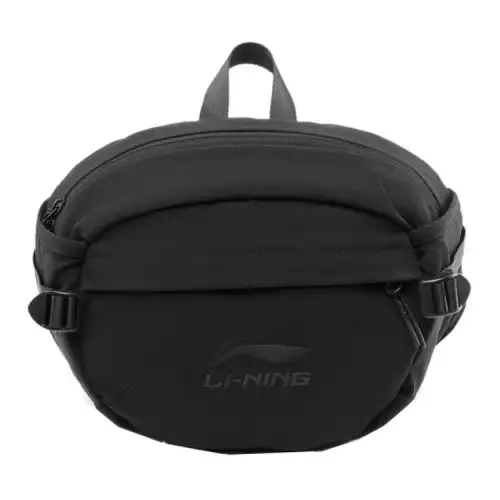 Li Ning Polyamide With Nylon Shoulder Bag Unisex Black