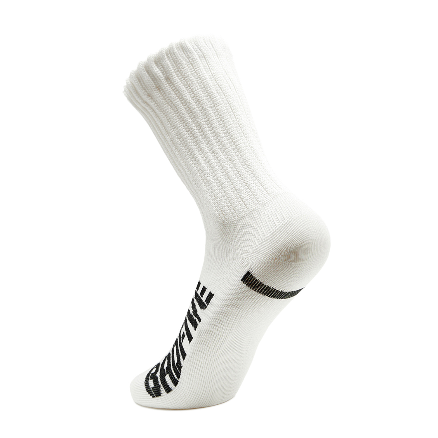 Li Ning Crew Socks Unisex 1 Pack White