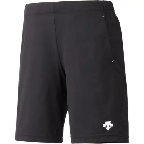 DESCENTE TEAM water-absorbent stretch windproof letter logo printed elastic straight fit casual shorts for men