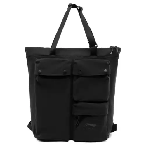 Li Ning Polyamide With Nylon Backpack Unisex Black