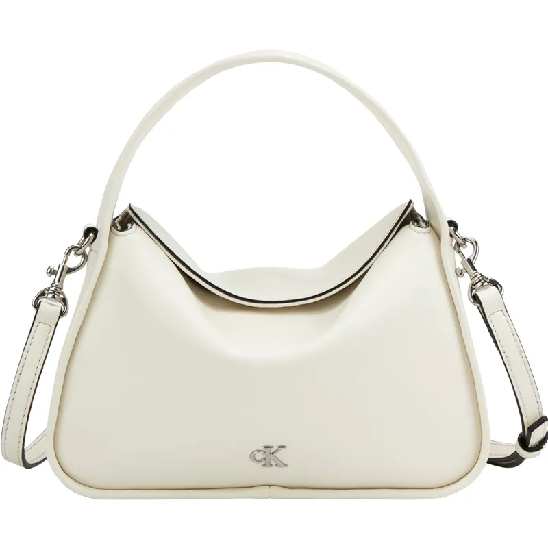 CALVIN KLEIN Synthetic Material Crossbody Bag Women's Ivory White