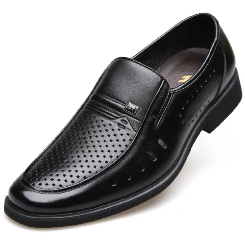 Mulinsen two-layer cowhide classic and comfortable formal leather shoes for men
