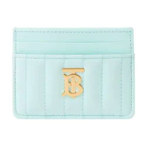 Burberry Lola Bag Sheepskin Card Holder Women's Cool Mint