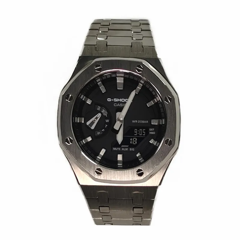 CASIO Men Liquid Crystal/Analog Dual Display Series Black Watch