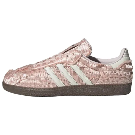 Adidas Originals Samba Reverie By Caroline Hú Clot Pink Textured Silk Upper Women's