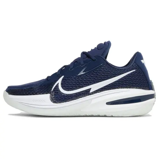 Nike Air Zoom G.T. Cut 1 Basketball Shoes Unisex Low-top White/Royal Blue/Fern Green