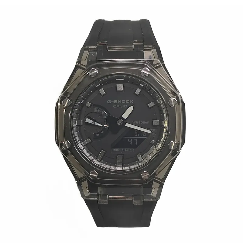 CASIO Men Liquid Crystal/Analog Dual Display Series Black Watch