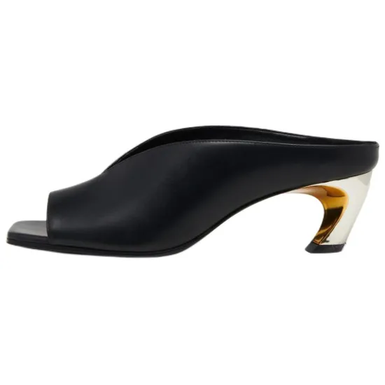 Alexander McQueen Open-Toe Slip-On Mules Women's