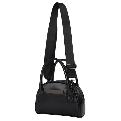 PUMA Fabric Shoulder Bag, Handbag Regular Women's Black