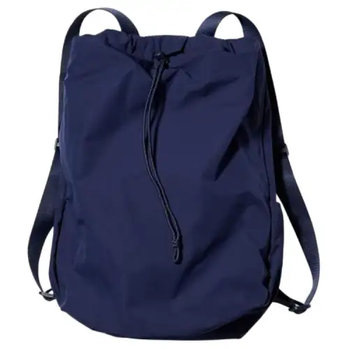 UNIQLO Polyester With Cotton Backpack Regular Unisex Sea Blue