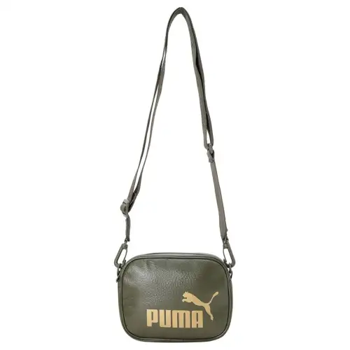 PUMA Leather Shoulder Bag, Crossbody Bag Regular Unisex Jasper