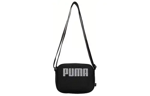 PUMA Fabric Shoulder Bag, Crossbody Bag Regular Unisex Black