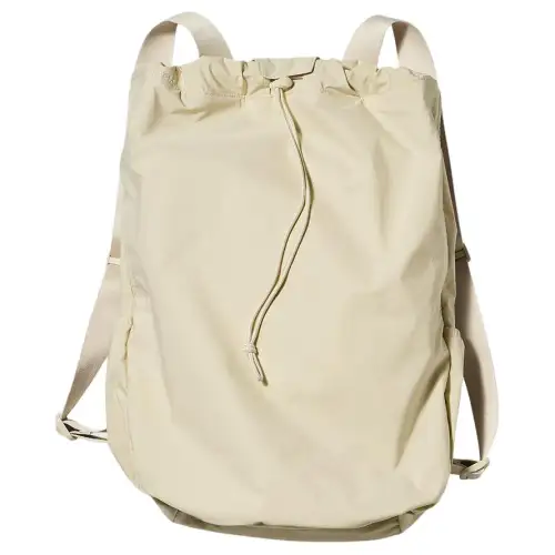 UNIQLO Polyester Backpack Regular Unisex Light Beige