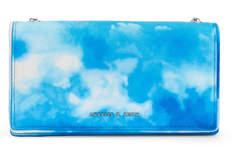 CHARLES&KEITH Pu Crossbody Bag, Wallet Mini Women's Cream Milk White/Pink/Multi Composite Color