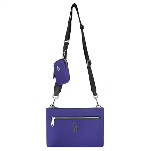 MLB Nylon Crossbody Bag Regular Unisex Purple