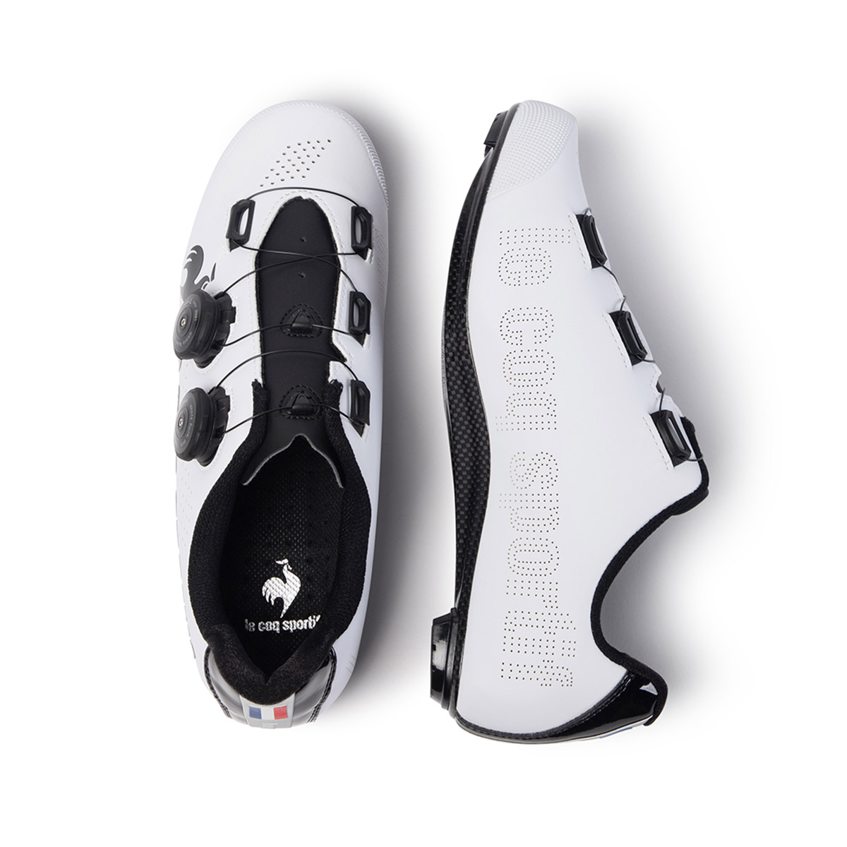 Le Coq Sportif Comfortable Slip Resistant Abrasion Resistant Slip Resistant Abrasion Resistant Low top Cycling Shoes