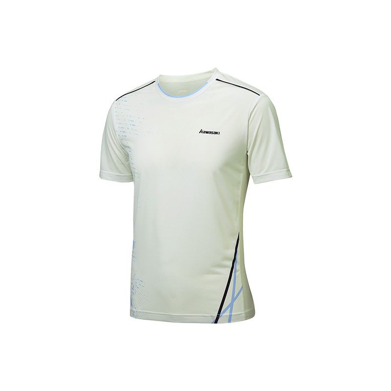 Kawasaki T Shirt Men’s White Gold