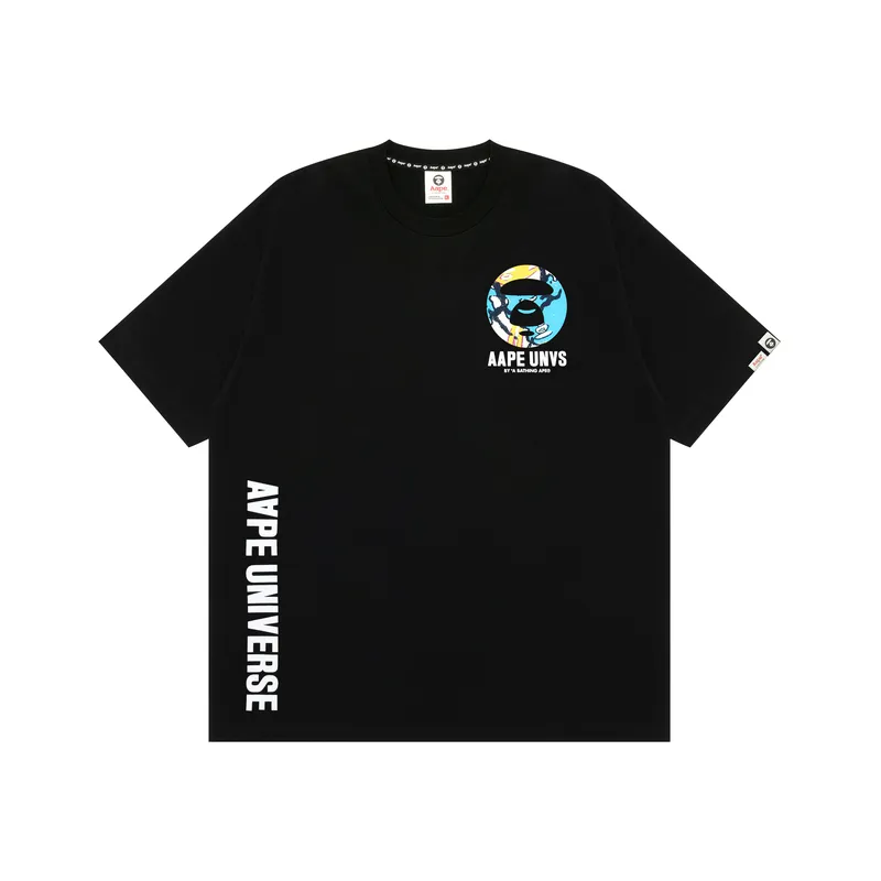 Aape By *A Bathing APE® Logo print Cotton T shirt