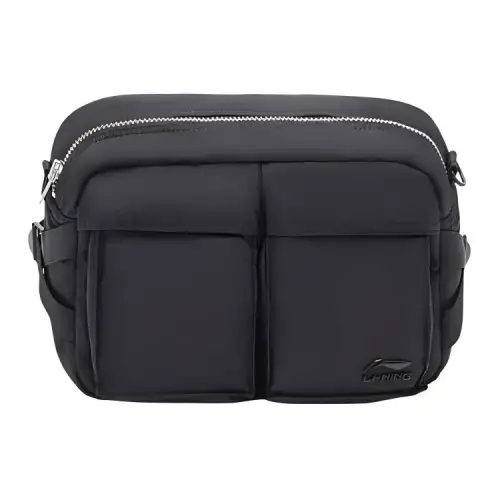 Li Ning Polyamide One Shoulder Crossbody Fanny Pack Unisex Black