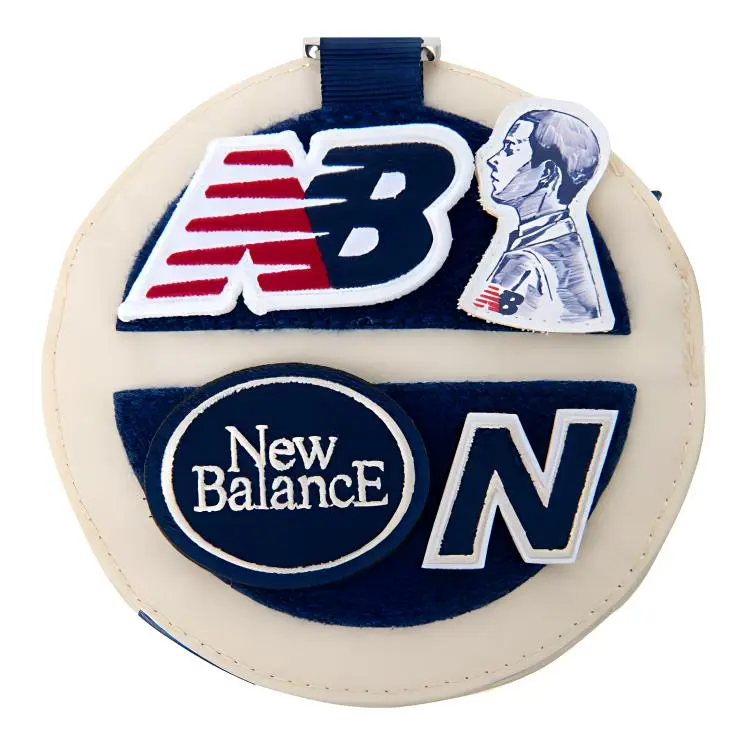New Balance ANB Collaboration Fabric Shoulder Bag, Crossbody Bag Regular Unisex Ivory White