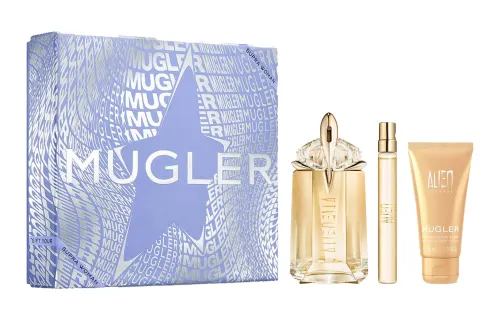 Mugler Luxurious perfume, nutritious set, 60 ml, 50 ml, 10 ml