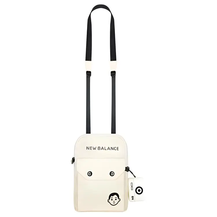 New Balance Noritake Collaboration Fabric Shoulder Bag, Crossbody Bag Regular Unisex Ivory White
