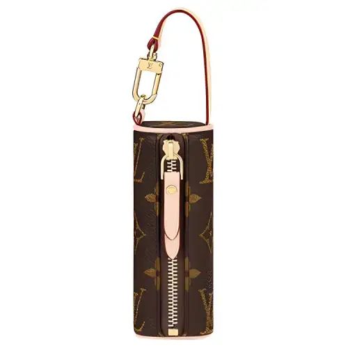 LOUIS VUITTON Papillon Leather Canvas Handbag Mini Women's Brown