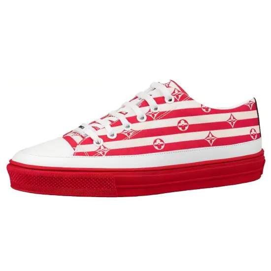 LOUIS VUITTON Stellar Sneakers 'White Red' Women's