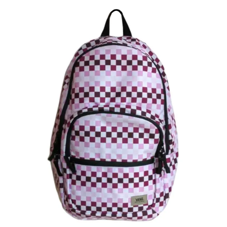 Vans Polyester Backpack Large Women's Pink Multicolor