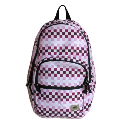 Vans Polyester Backpack Large Women's Pink Multicolor