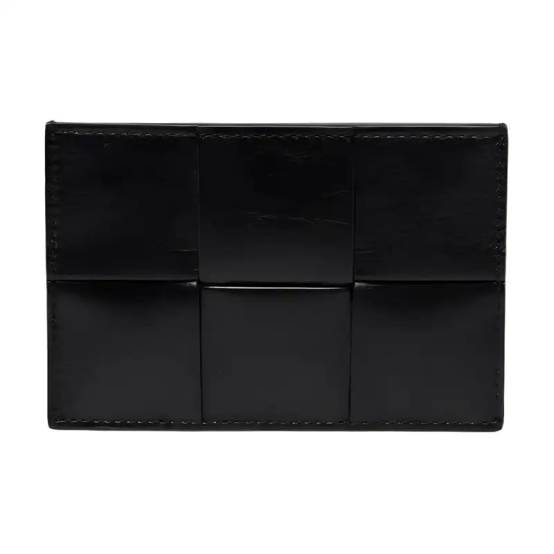 Bottega Veneta Leather Wallet Regular Men's Black