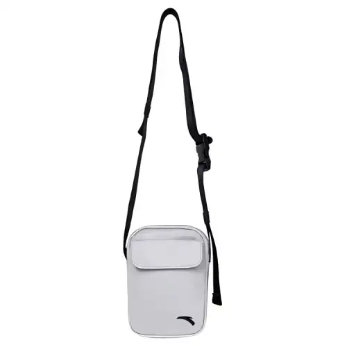 Anta Variety Training Collection Fabric Backpack, Shoulder Bag, Crossbody Bag Small Unisex Gray